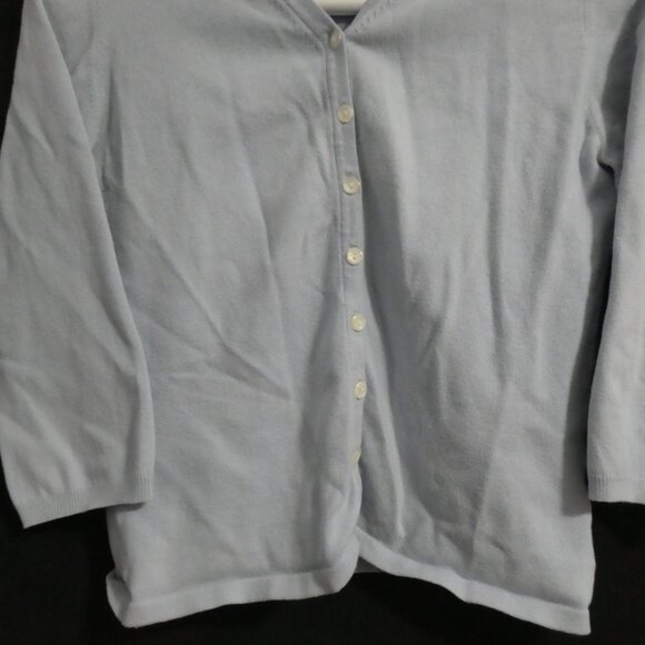 MEXX - Women | medium | Light Blue Button-Up V-Neck Cardigan - Picture 7 of 16